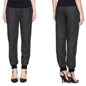 RAG & BONE Owen Melange Cotton Wool Knit Solid Top Joggers Sweatpants Small